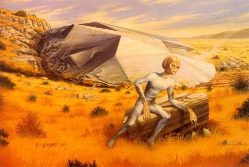 thevaultofretroscifi: Larry Elmore, Roswell: The Survivor