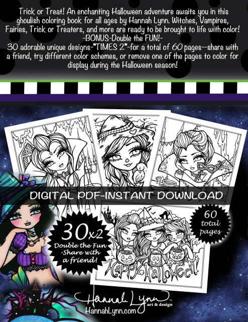 Download Pdf Enchanted Halloween Coloring Book Instant Download Updated