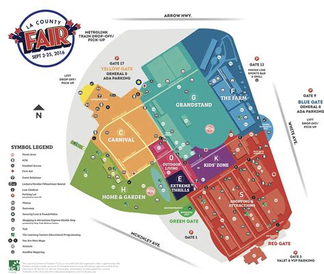 Map Of La County Fair