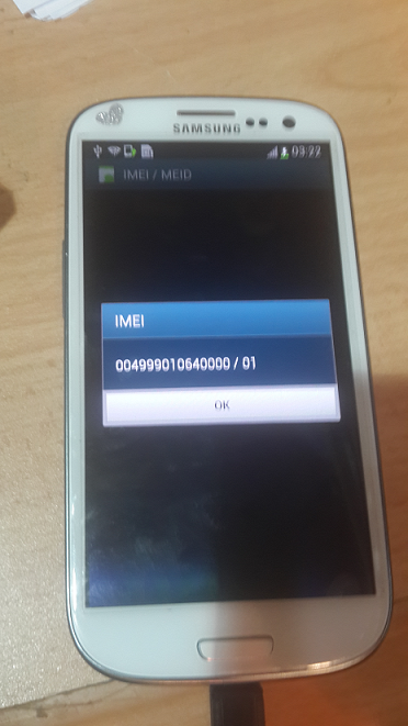 Samsung E7 Imei Null