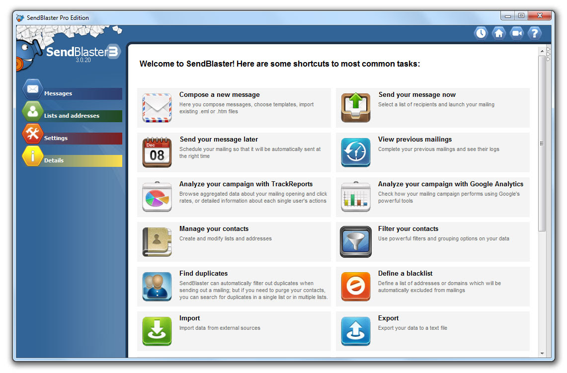 Bulk email software - mass email software | SendBlaster