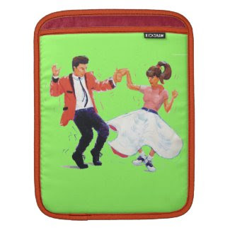 Classic Rock and Roll Jive Dancing Green rickshawsleeve