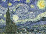 'A Starry Night' by Vincent Van Gogh