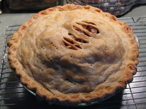 home made apple pie