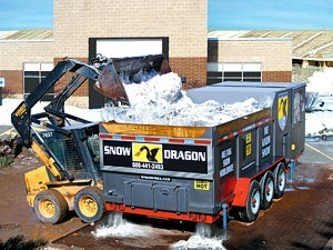 portable snow melting machine