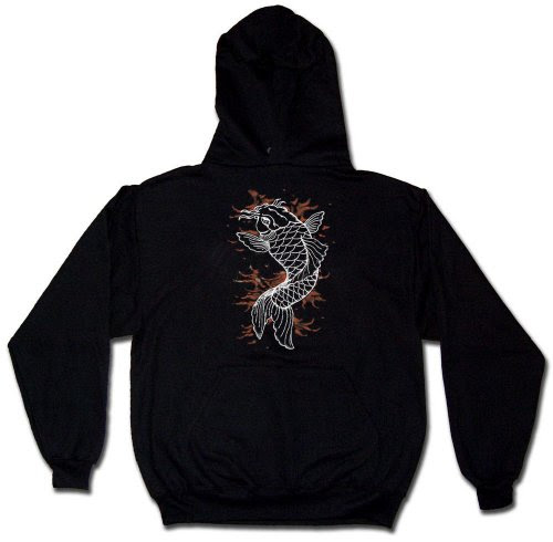 Tattoo Punk Rockabilly Pinup Style - Sailor Jerry Rope Anchor Tattoo Hoodie