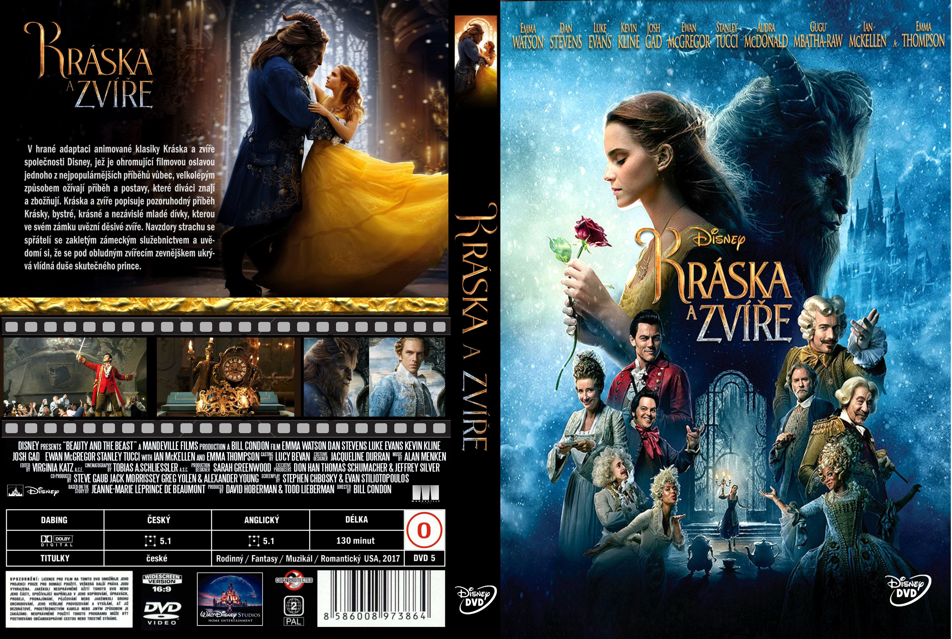 Covers Box Sk Beauty And The Beast 2017 High Quality Dvd Blueray Movie