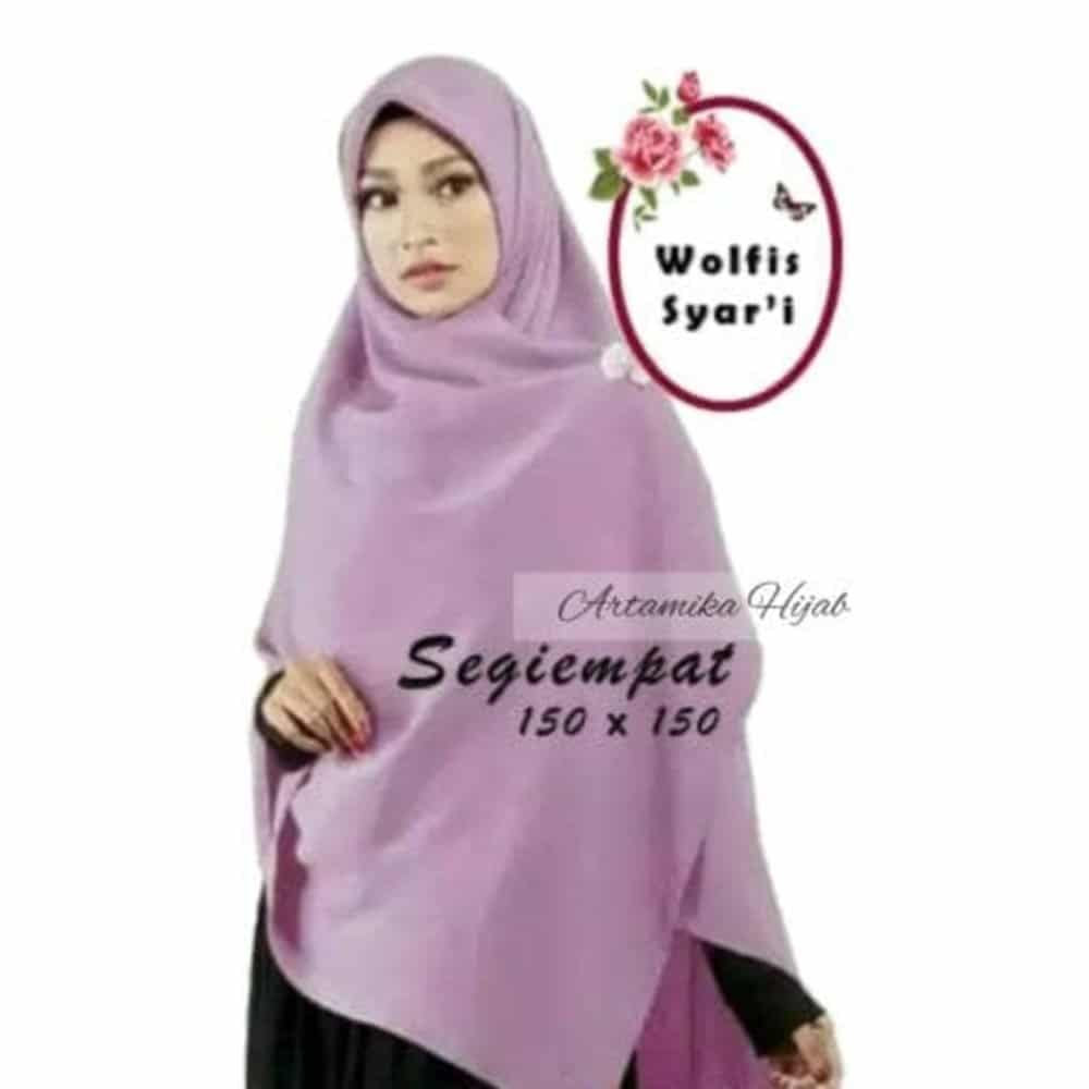 Jual Jilbab Segi Empat 150x150 Wolfis Syari