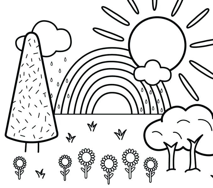 Download Nature Coloring Pages For Kids at GetColorings.com | Free ...