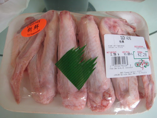 Raw Duck Wings