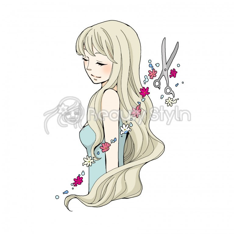 女性 イラスト ヘアサロン 美容関連の無料イラスト素材 スタイルン