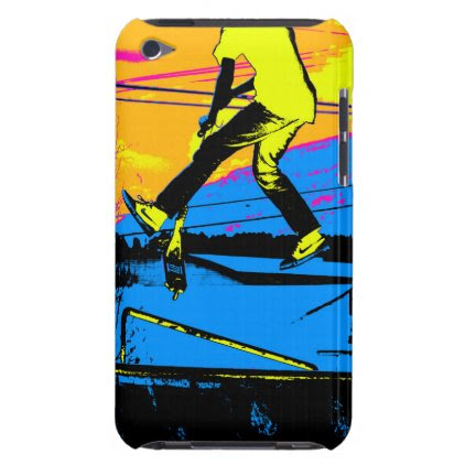 Air Walking!" High Flying Scooter iPod Touch Case-Mate Case