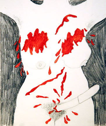 Knife With Blood Drawing at GetDrawings | Free download