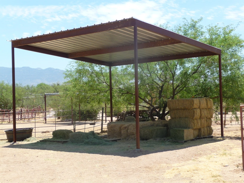 AZ Hay Shade Builders Installers Arizona Hay Barns For Sale