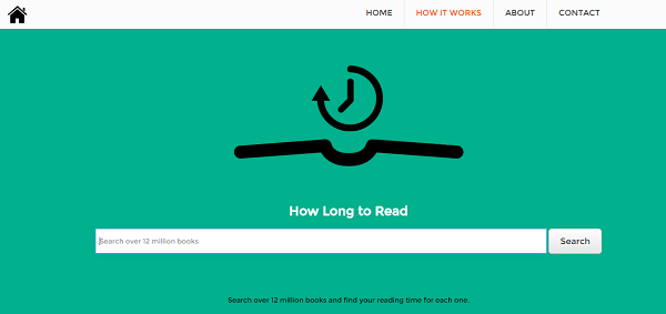 HowLongToReadThis.com estimates time required to read a book. Pretty accurate for me.