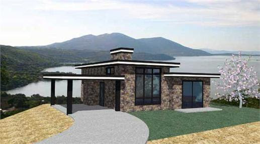 Modern House Plans - Home Design M-