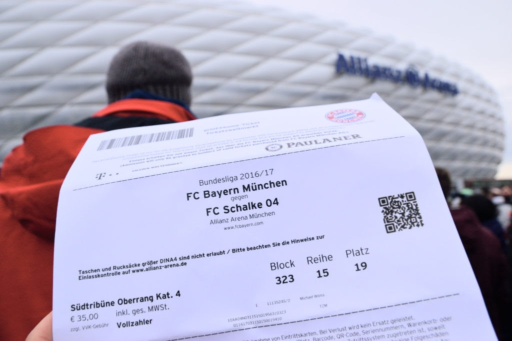 海外サッカー観戦記 バイエルンvsシャルケ04 アリアンツアレーナ ブンデスリーガ16 17 第19節 Lebensreise