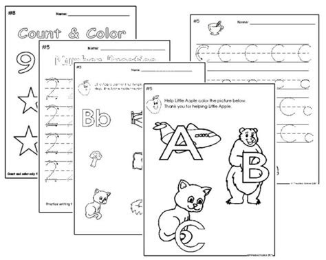  7 best images of reading readiness worksheets kindergarten grade