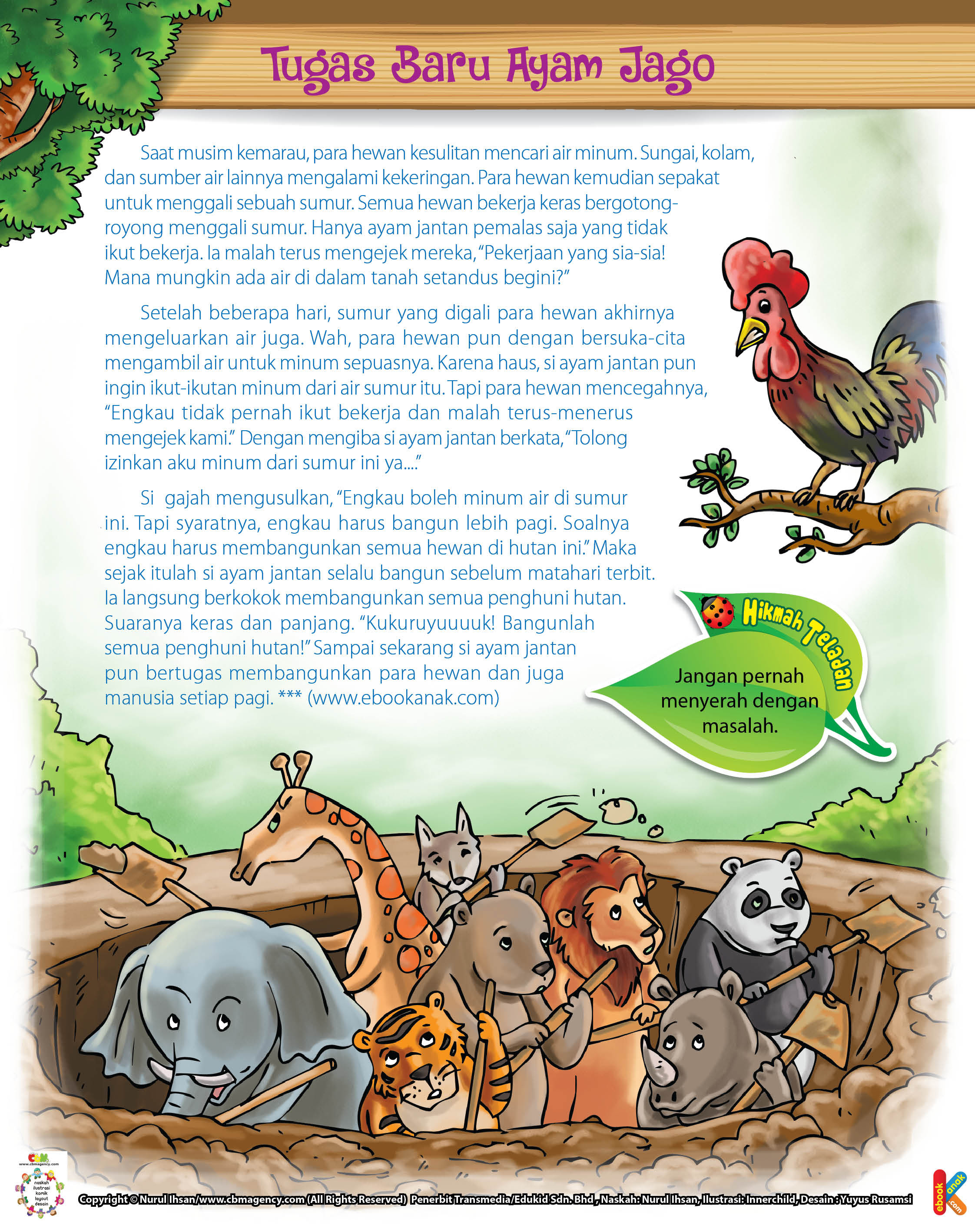 Tugas Baru Ayam Jago Ebook Anak Tugas Baru Ayam Jago Ebook Anak