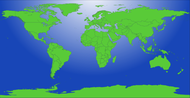 blank world map to print