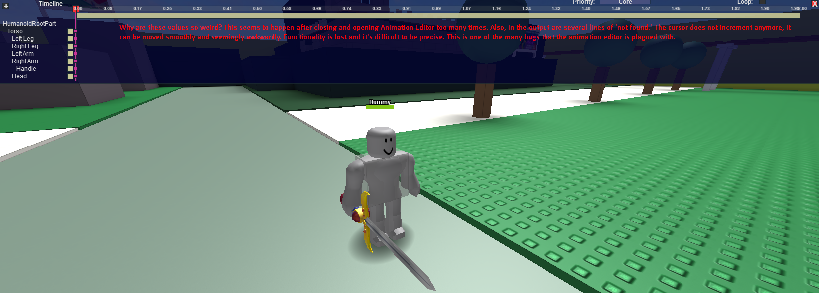 Animation Editor Timeline Values Screenshot Studio Bugs - 