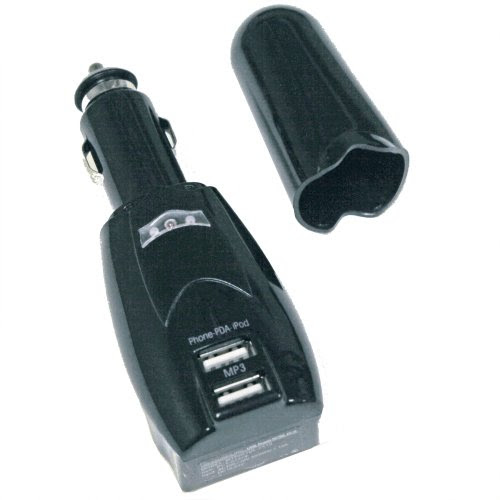 PC Treasures 7379 USB POWERNOW Dual Charger (Gray)