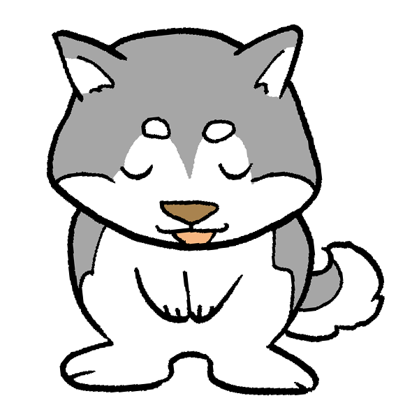 犬お辞儀のイラスト かわいいフリー素材が無料のイラストレイン