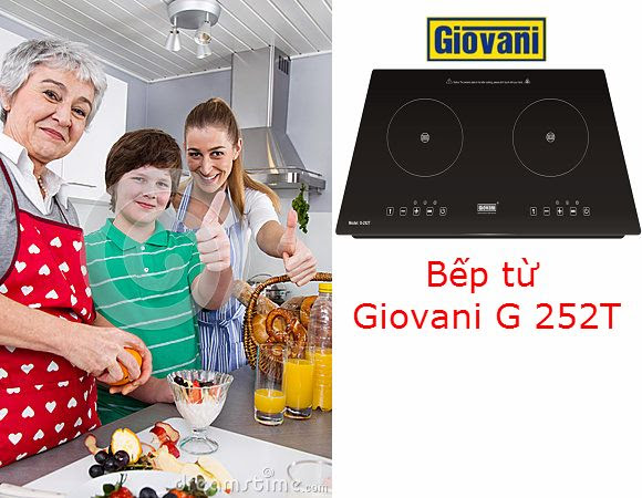Bật mí những tiện ích thú vị của bếp từ Giovani G 252T
