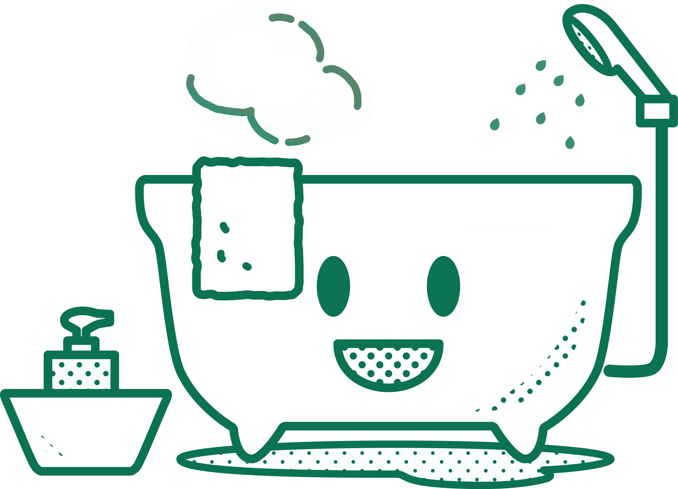 お風呂のイラスト バスタブとシャワーなど 可愛い無料イラスト素材集
