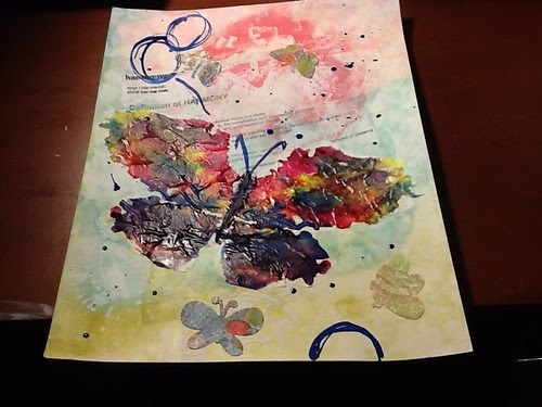 Inkblot butterfly by momoo50