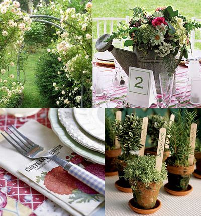 Vintage Centerpieces  Wedding on Top  10  Spring Wedding Details    Ritzy Bee Blog