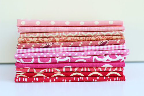 Pink Castle Fabrics Stash Stack Club by Jeni Baker