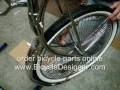Bicycle Parts - front wheel and fender installation