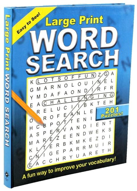  large print word search paperback walmartcom