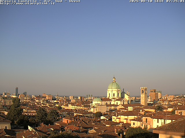 Webcam dal Castello di Brescia