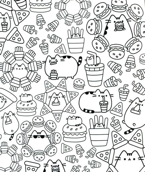  pusheen coloring book pusheen pusheen the cat pusheen coloring pages