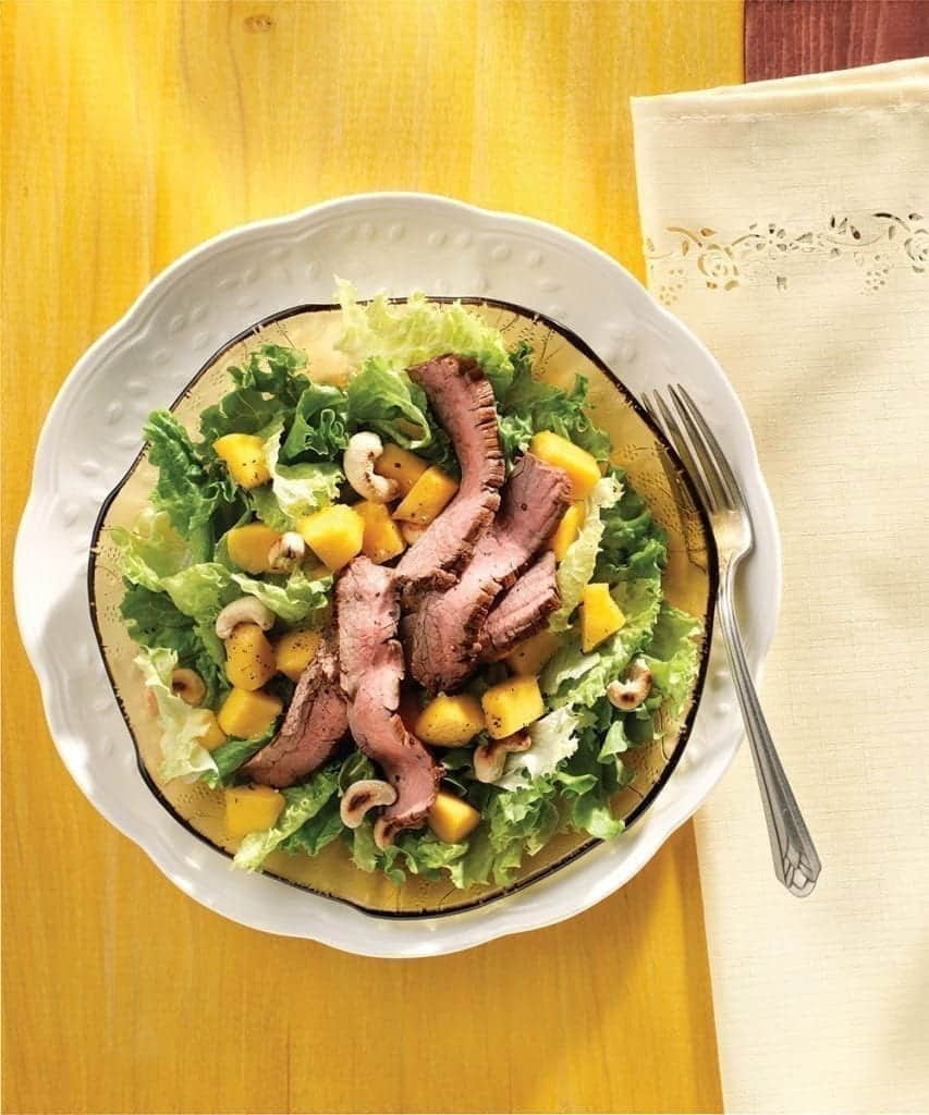 Asian Beef and Mango Salad