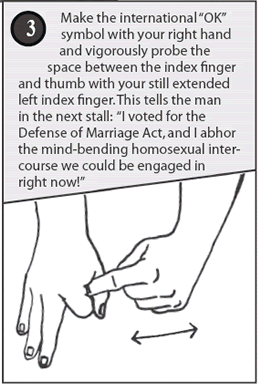 Example of the gesture system