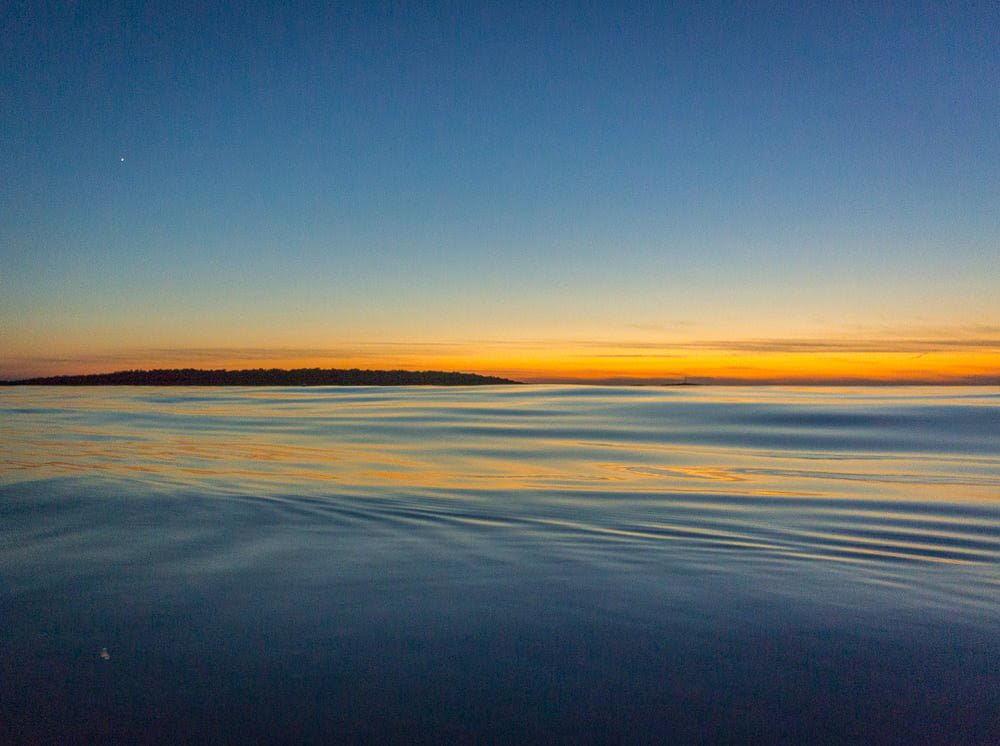 På väg tillbaka till Torekov. Inte så skarpt men oj vad gött det var