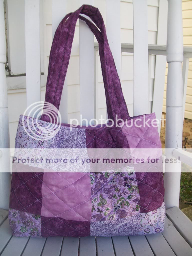 Purple Patchwork Izzy Bag