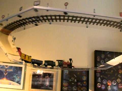 Suspended Model Train - YouTube