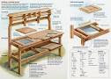 Build a Potting Bench - Vegetable Gardener