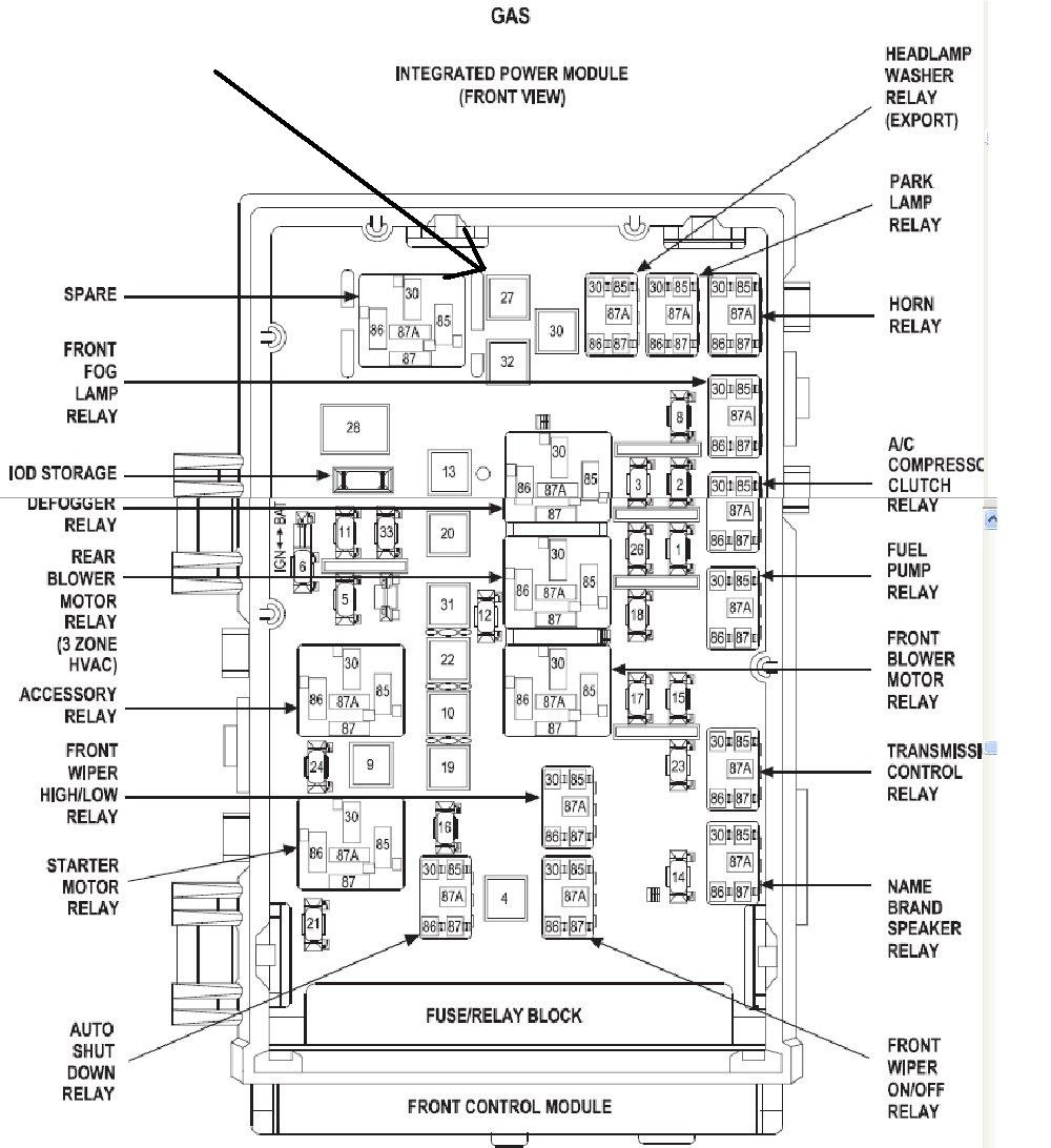 ... Repair Manual Diagram. on 2007 dodge nitro fuse box under hood