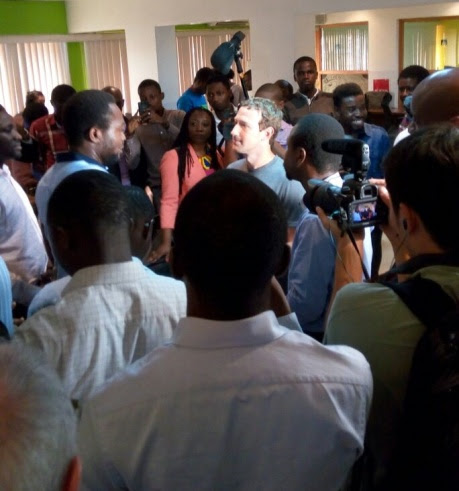 Mark Zuckerberg (Founder Of Facebook) Is In Nigeria! (CC Hub, Yaba Photos) 