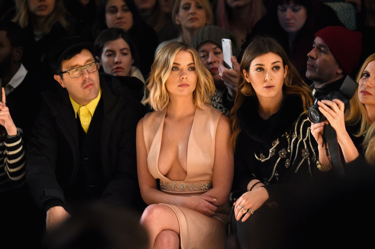 Ashley Benson – Reem Acra Fashion Show in New York City, Feb. 2015
