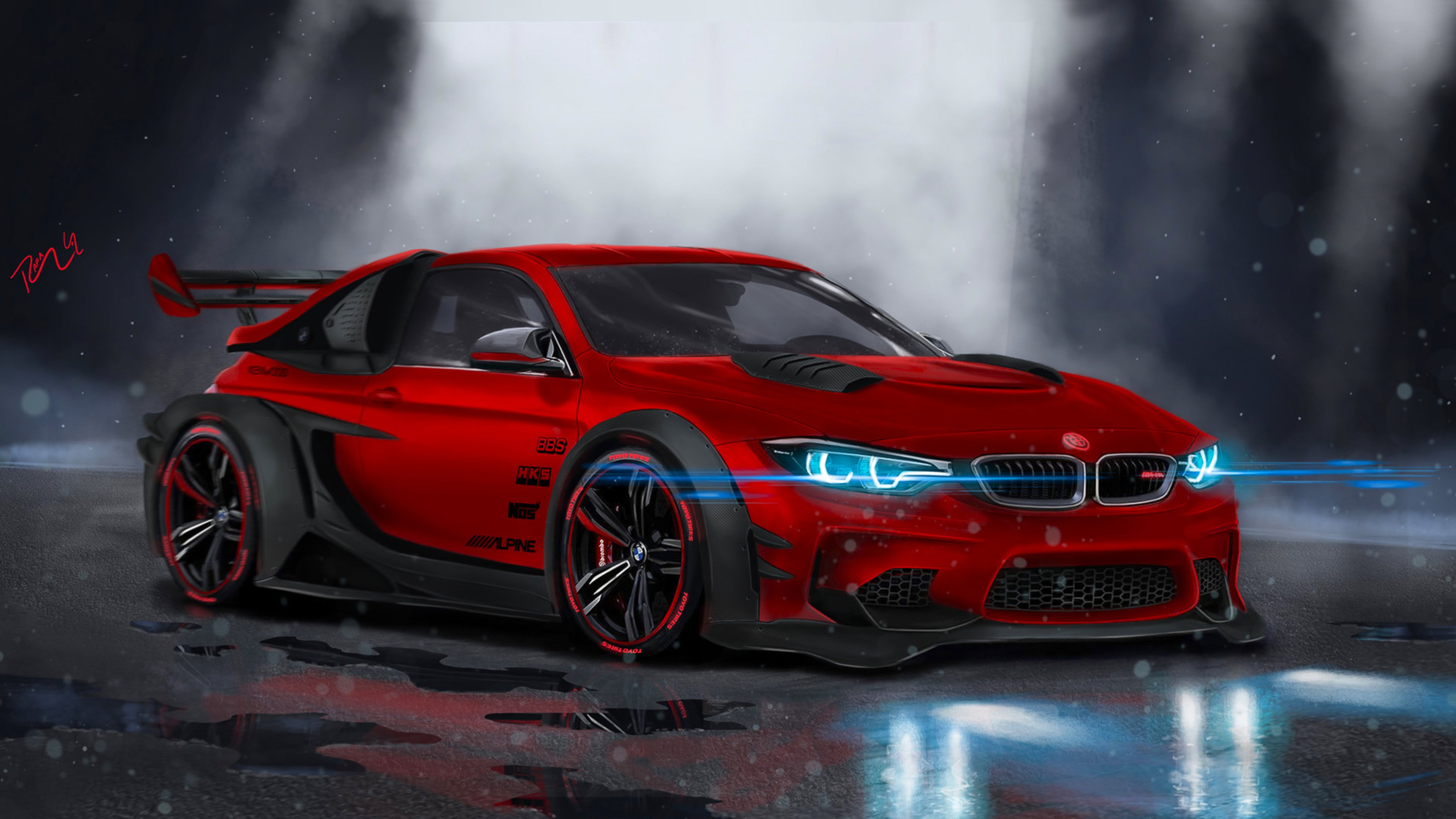 BMW M4 Highly Modified HD  Cars  4k Wallpapers  Images 