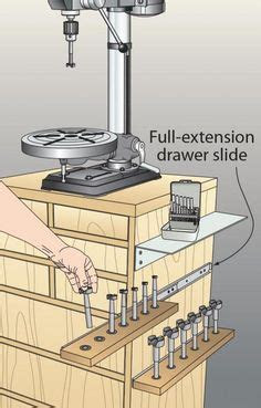 build a drill press table for your woodshop