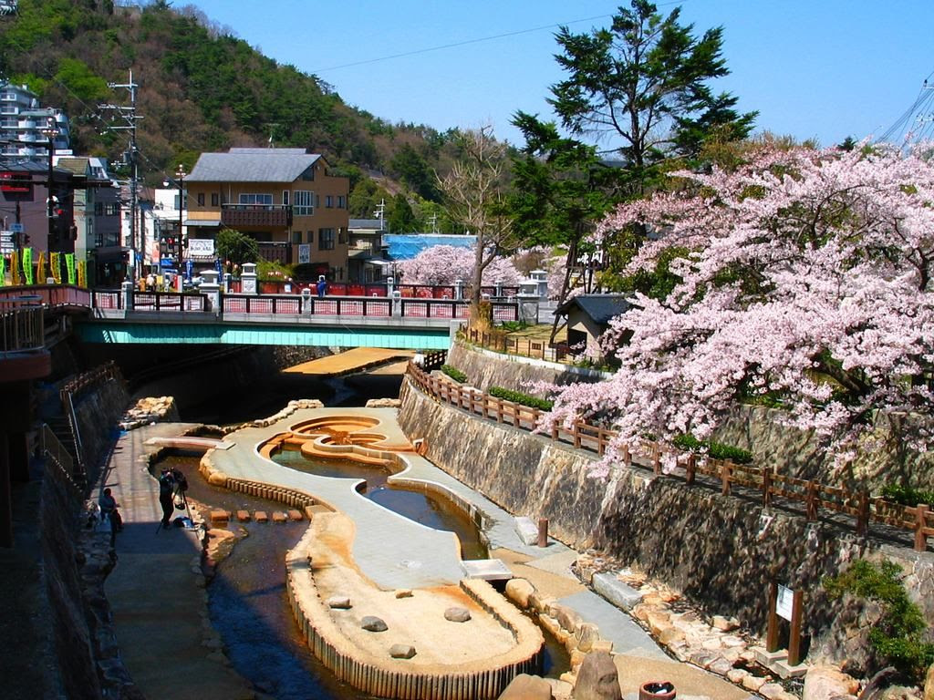 有馬温泉 日本三大温泉と神戸の桜の名所 神戸壁紙写真集 無料写真素材
