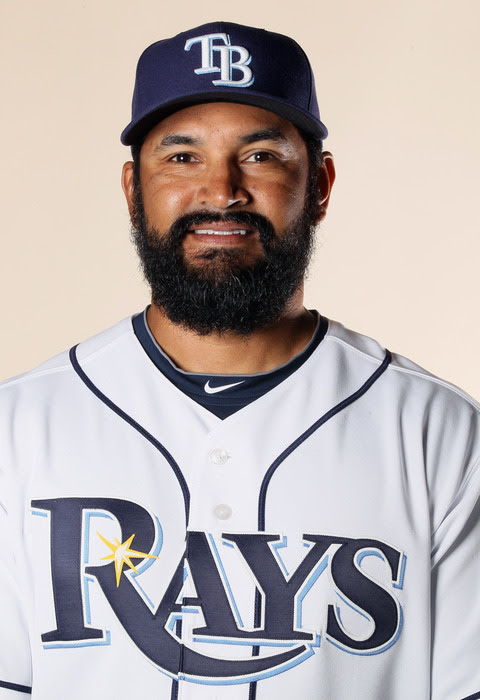 johnny damon rays. Johnny Damon is sporting a