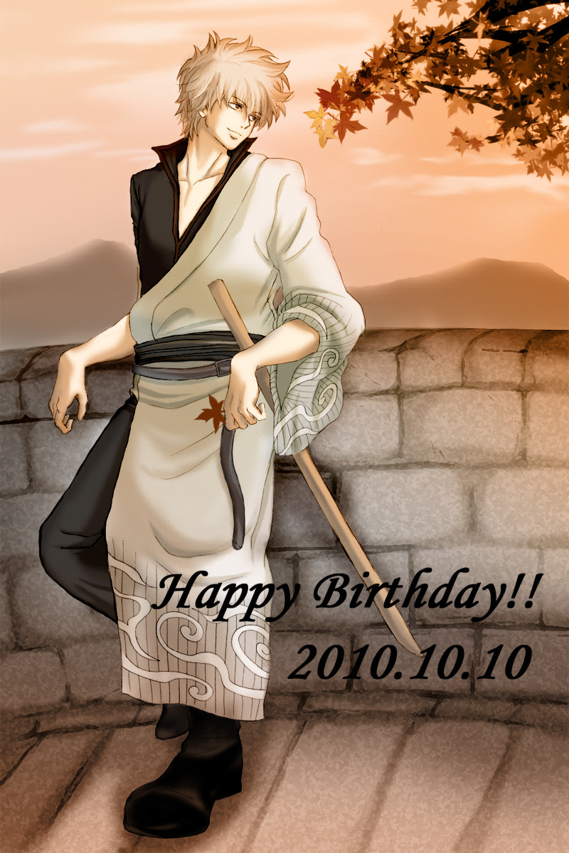 銀魂 カラーイラストで銀さんの誕生日 銀魂 読書とジャンプ